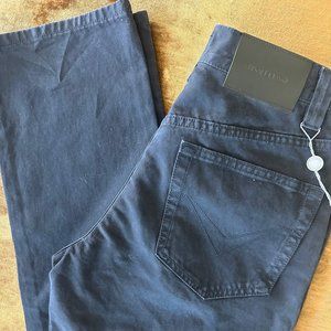 Versace Classic Men's Jeans Made in Italy (Color: Navy Blue, Size: 31)